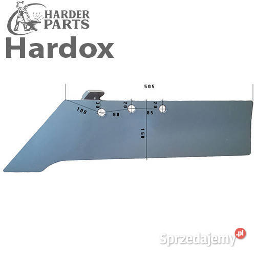 Lemiesz 300hektarów HARDOX 51770L części do Suwałki