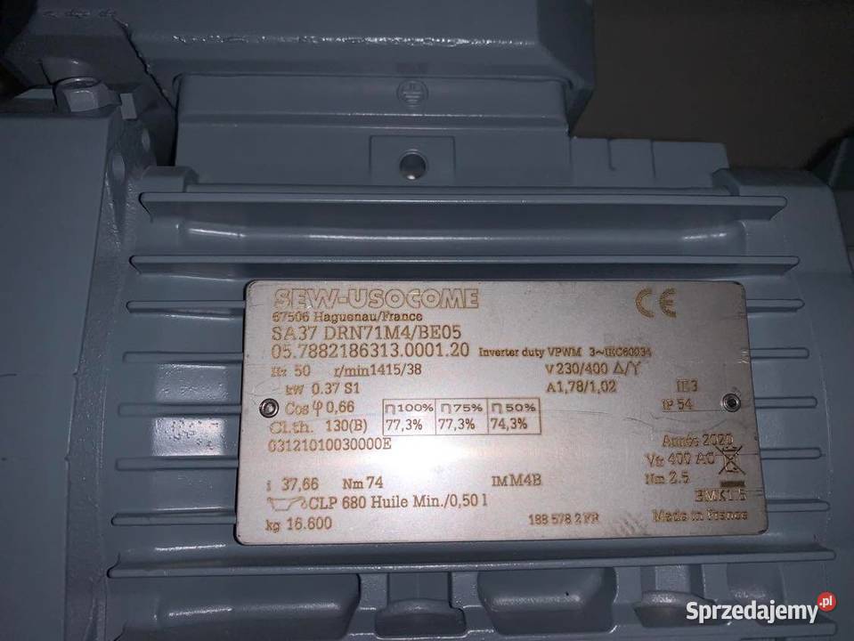 Serwomotor SEW SA37 DRN71M4BE05 400W