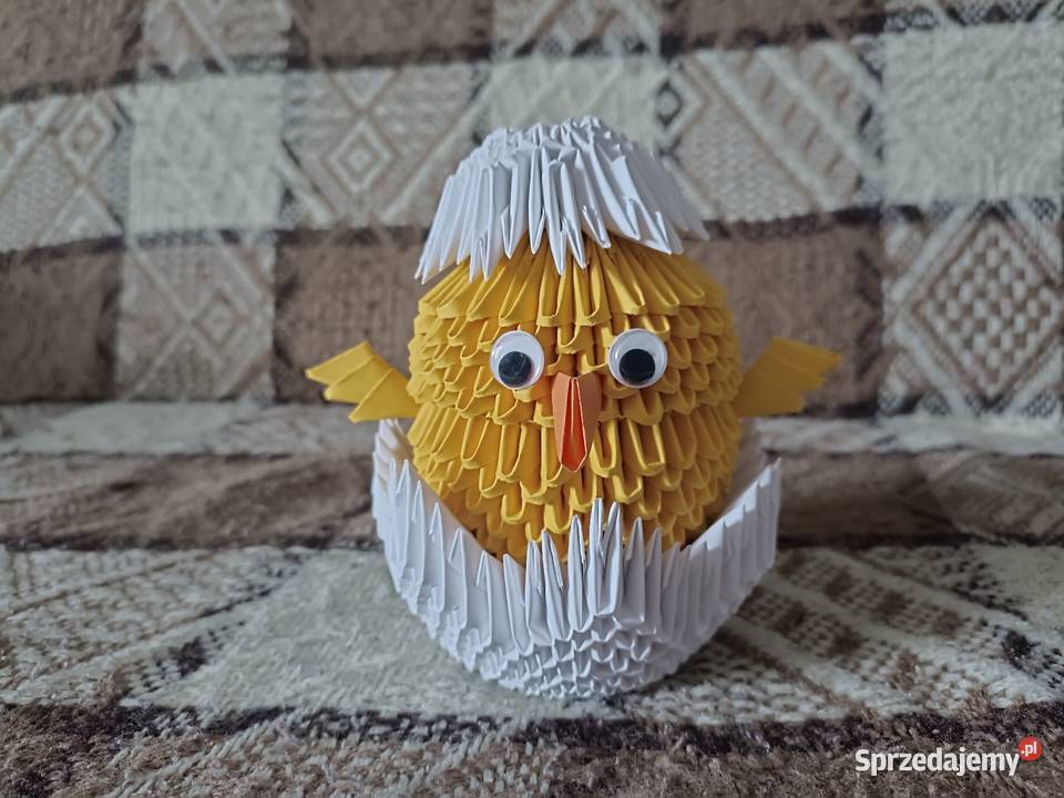 Kurczaczek w skorupce Origami Modułowe 3D Kwidzyn sprzedam