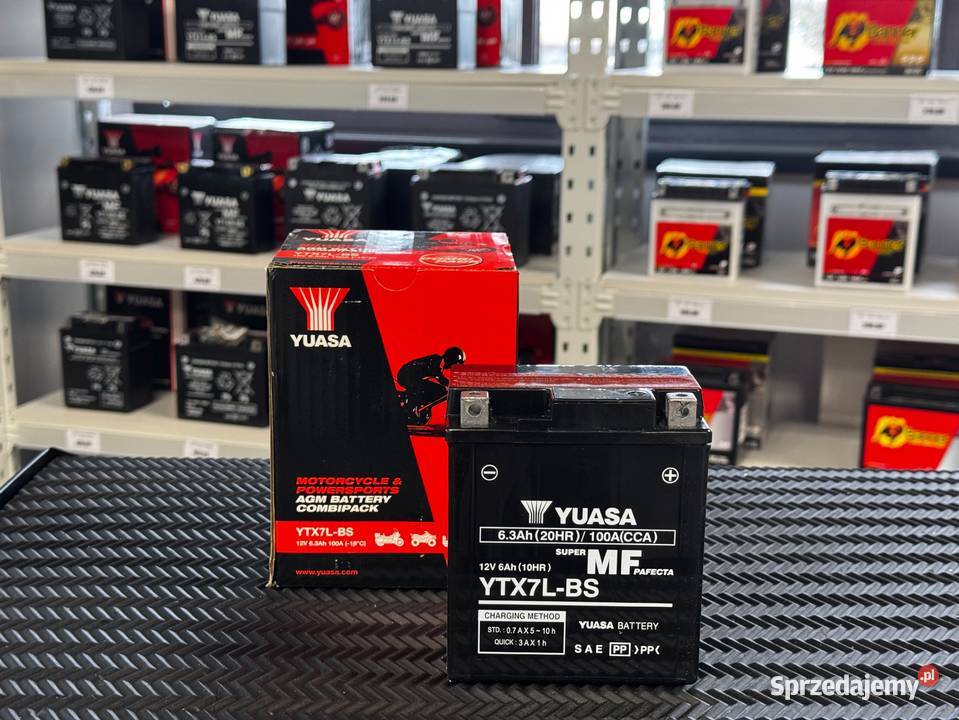 Akumulator YTX7LBS 12V 63Ah YUASA Jasło