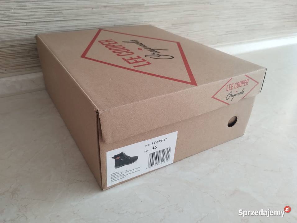NOWE Buty męskie zimowe sznurowane z zamkiem 45 Zabrze