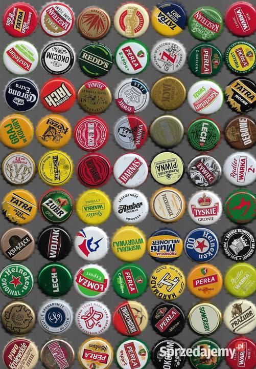 Kapsle polskie z piwa zestaw 19 Puławy