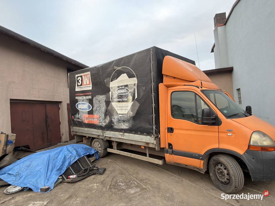 Renault master 25dci 120 długi pod lawetę regulowane zawieszenie