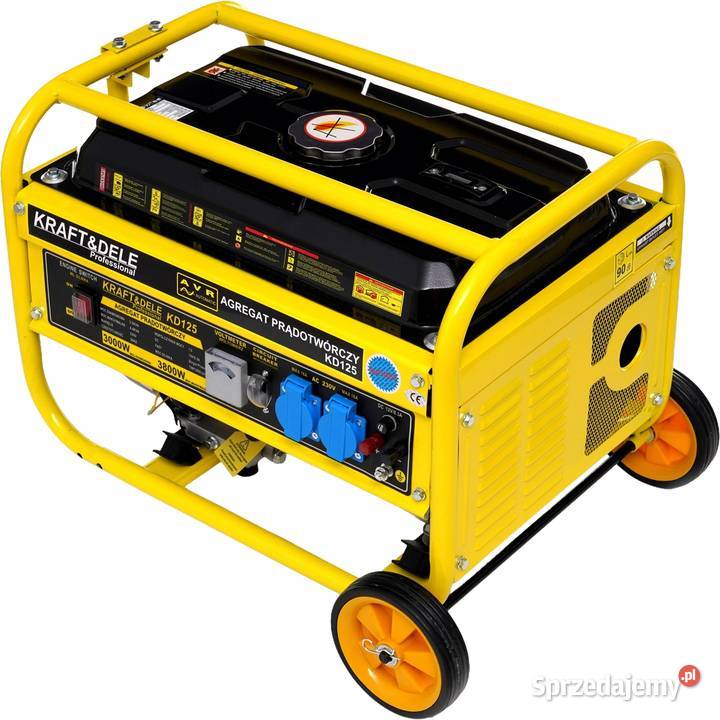 Agregat prądotwórczy 3kW 38kW 230V KD125