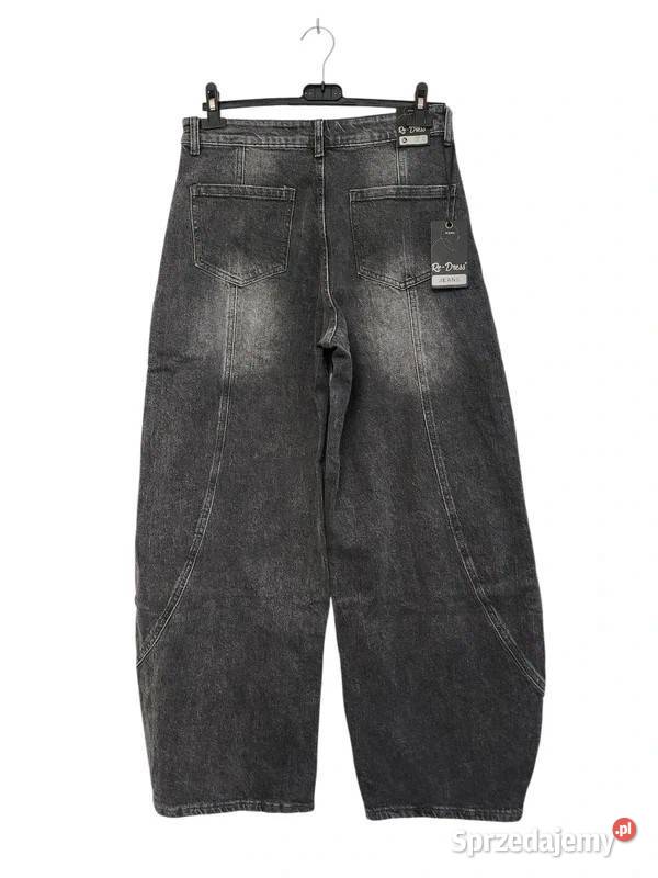 Spodnie o kroju Balloom Fit w kolorze szarym Rozmiar 42(XL) Wejherowo