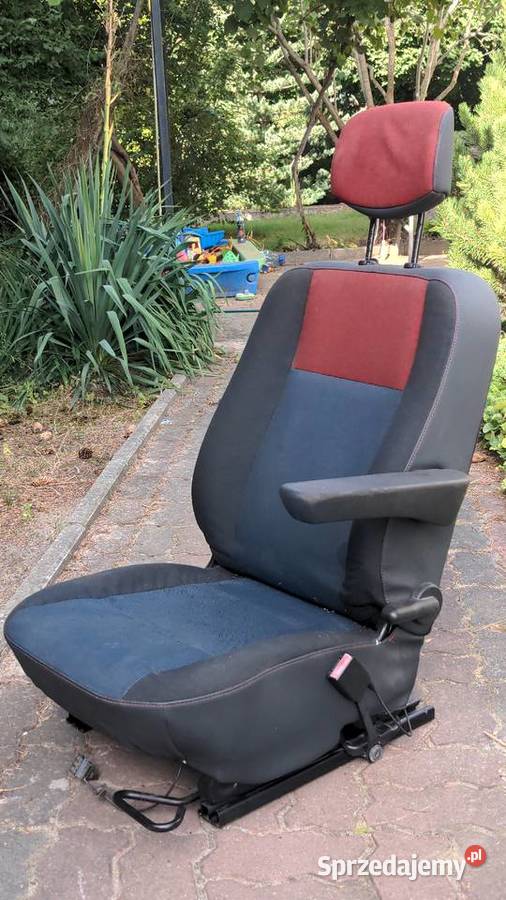 Renault Master 3 III IV Fotel pasażera niebiesko Wólka Brzózka