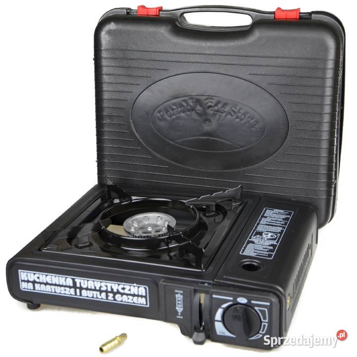 Gazowa kuchenka turystyczna polowa gril kuchnia Rzeszotary