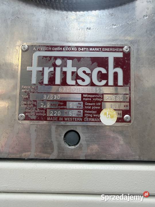 Wałkownica FRITSCH Rollfix do wałkowania 3630 Żyrardów sprzedam