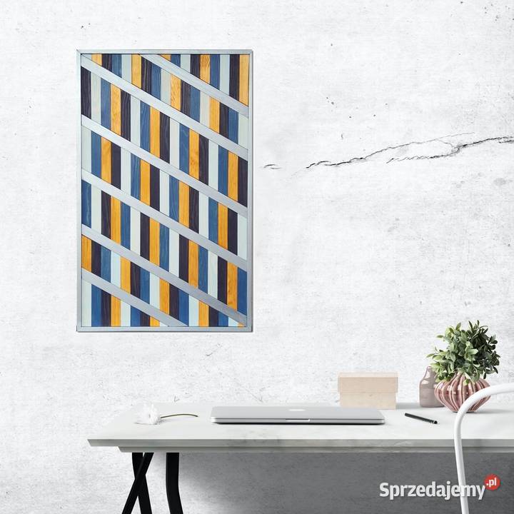 Obraz mozaika dekoracja drewno 89 x 54 Gdynia