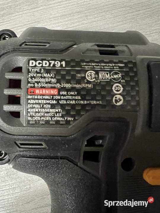 wiertarkowkrętarka udarowa DeWalt z limitowanej Kalisz