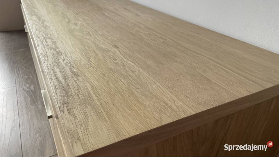 Szafka komoda RTV Dąb bianco 180