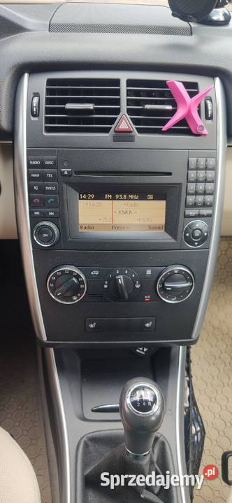 Mercedes Benz B200 2009 rocznik 136 manual nieuszkodzony Gorzów Wielkopolski