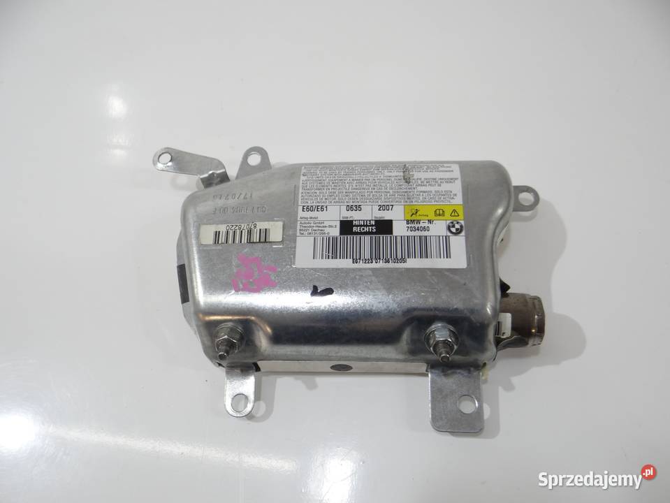 PODUSZKA POWIETRZNA PRAWA TYLNA BMW E60 E61 Strzyżewice