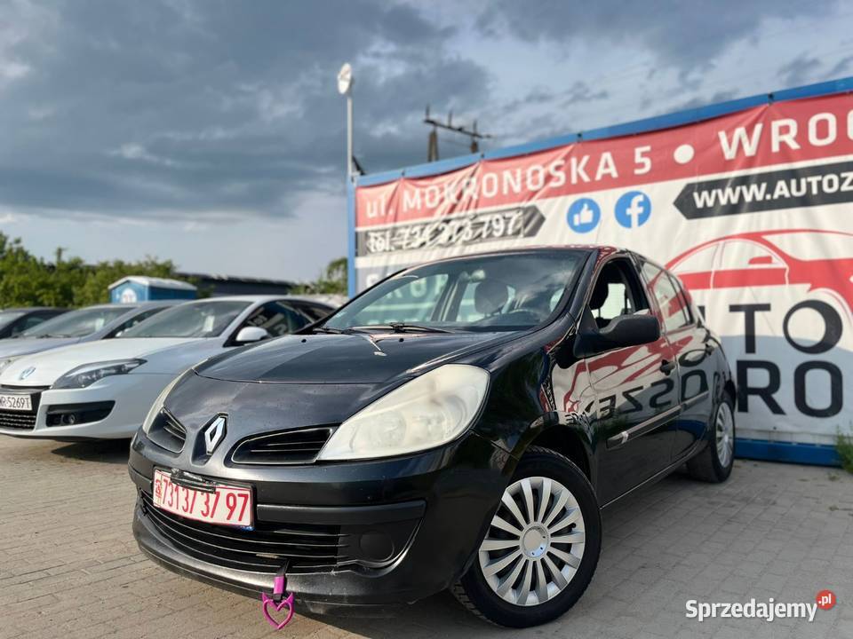 Renault Clio 14 LPG 2007 Klimatyzacja Dl dolnośląskie Wrocław