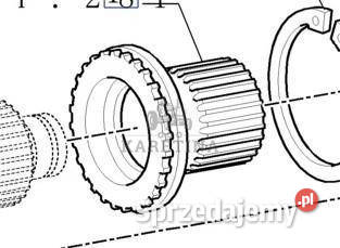 Holland TM165 TM155 TM150 TM140 TM145 Piasta