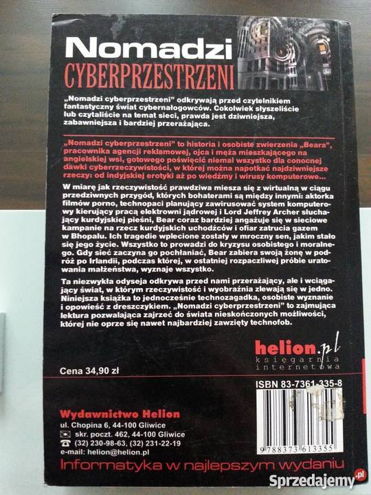 Indra Sinha Nomadzi Cyberprzestrzeni łódzkie Pabianice