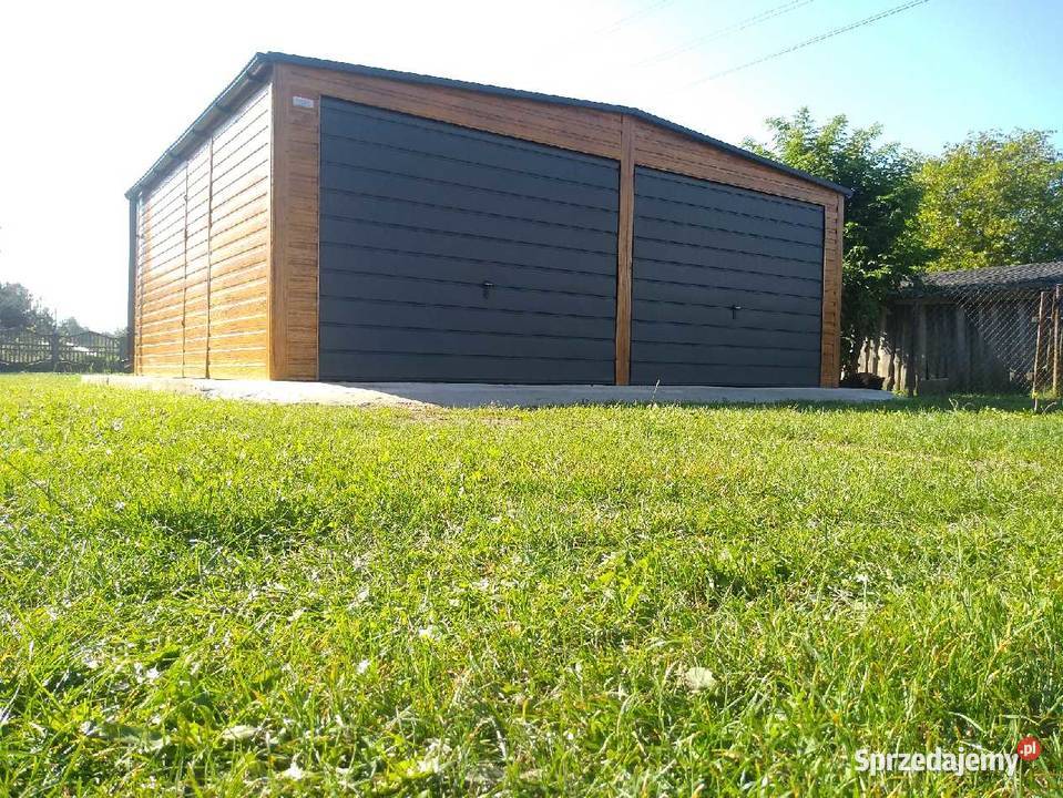 Blaszak dwuspadowy brama uchylna do góry Busko-Zdrój