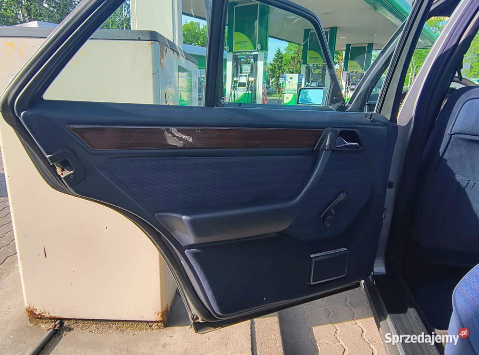Mercedes Benz w124 fotele boczki niebieskie