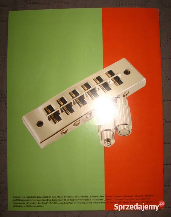 Kluson Bridges Tailpieces Parts Hardware Catalog pomorskie Kępice