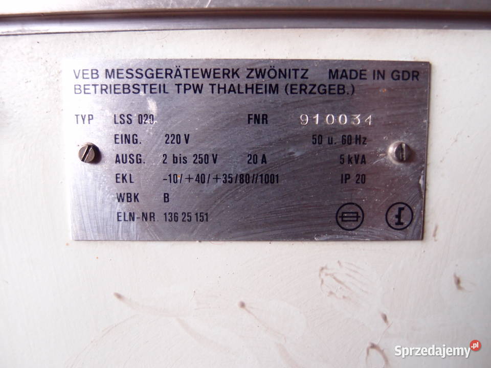 Zasilacz napięcia 050V 01A Regulator napięcia łódzkie Łódź