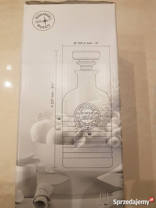 Karafka szklana do whisky BORMIOLI ROCCO 1 l Kielce