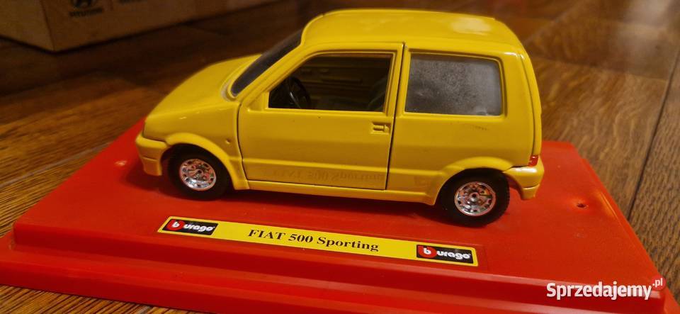 Fiat cinquecento 124 burago Łódź
