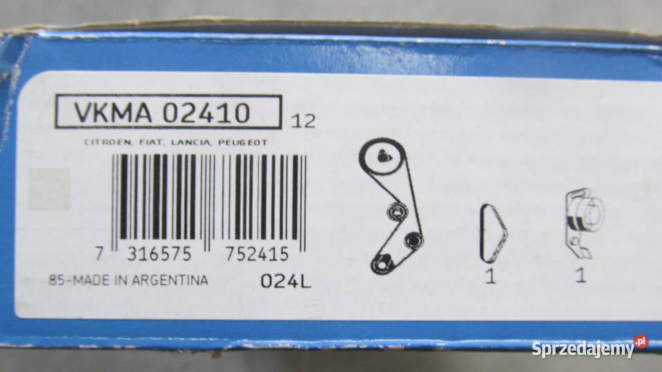 ZESTAW PASKA ROZRZĄDU SKF vkma 02410 SCUDO JUMPY