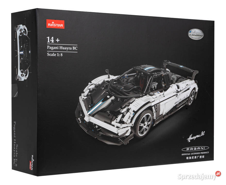 Klocki Pagani Huayra 1 8 RASTAR 2896 el białe Warszawa