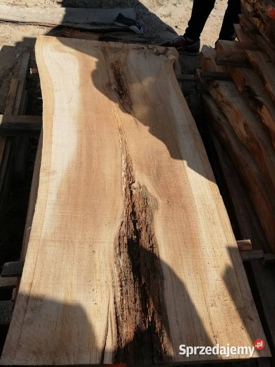 Bale blat deska stół loft żywicą foszty dąb