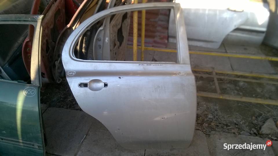 NISSAN MICRA K12 2003 2008 DRZWI PRAWE TYŁ
