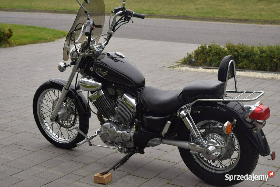 Yamaha XV customowy styl książka 2 ręka z DE A2 Śrem