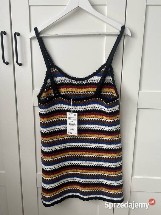 Sukienka szydełkowa M sukienka mini Zara Wyszków