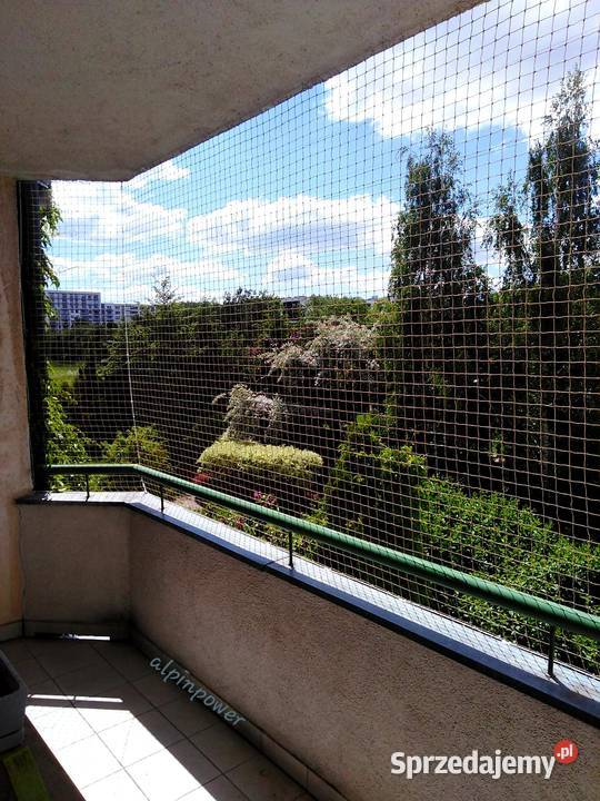 Siatka kotów montaż BEZINWAZYJNY Warszawa Montaż