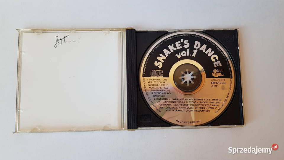 Snakes Dance 1 CD Snakes Music Dąbrowa Górnicza sprzedam