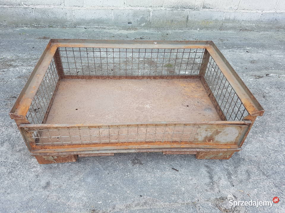 Giterbox 12 pojemnik metalowy siatkowy Magazynowanie Wiskitki sprzedam