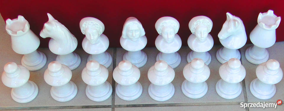 Porcelanowe figurki szachowe Sosnowiec
