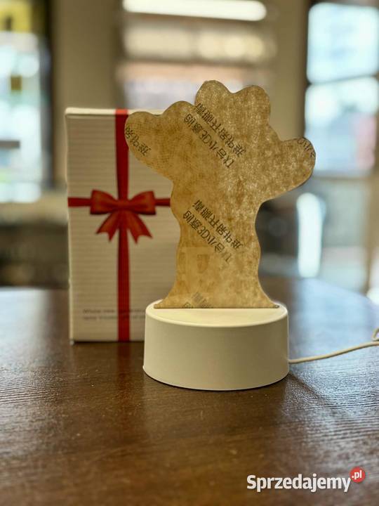 Lampka nocna 3D Creative bezbarwna inny kolor sprzedam