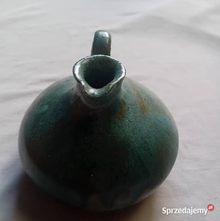 Ceramiczny świecznik ceramika artystyczna 1986 r wielkopolskie Koźminek sprzedam