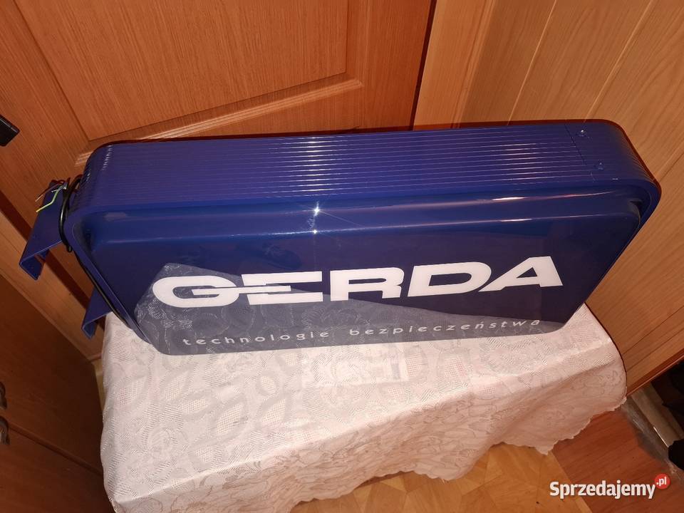 Kaseton Świetlny Reklamowy GERDA Vintage Retro Sochaczew reklama