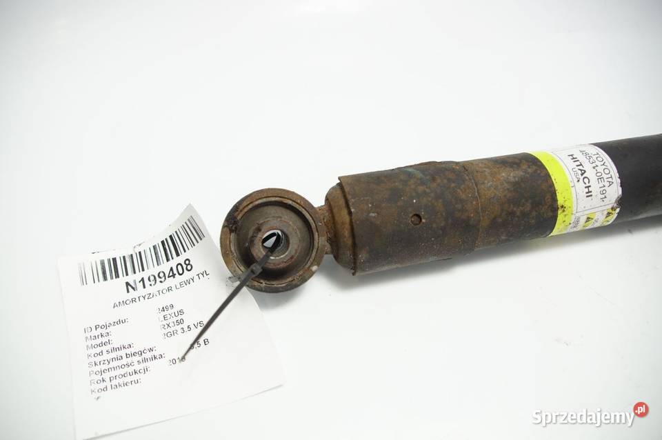 AMORTYZATOR LEWY TYŁ LEXUS RX350 485310E191 Lipno sprzedam