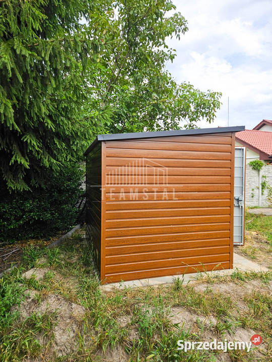 Schowek Domek Ogrodowy 25x2m drzwi Jasny Orzech Mrągowo