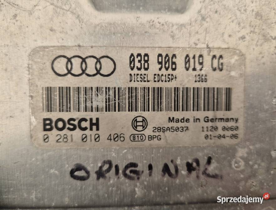 STEROWNIK SILNIKA AUDI A4 B6 19 TDI AWX AVF Działoszyce sprzedam