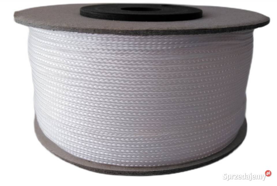 SZNUREK PŁASKI PLECIONY 2MM 100M Kolonia