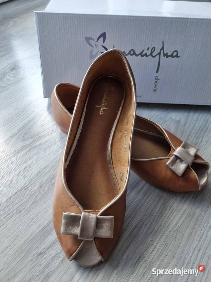 Skórzane Buty Maciejka Lutynia