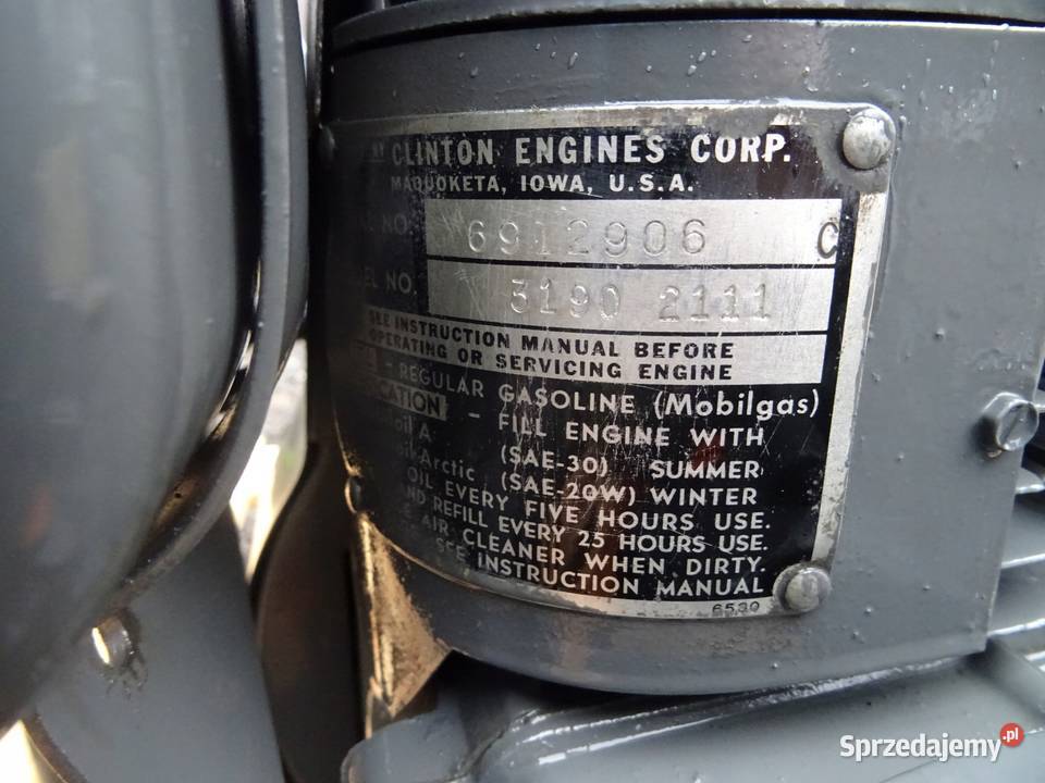 MOTOPOMPA POMPA CLINTON MADE IN USA świętokrzyskie Wąchock