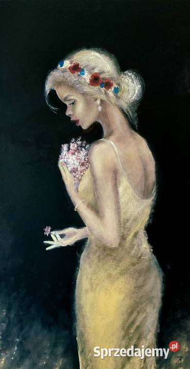 Kobieta Lato Piękny Obraz Olejny 50100 Lublin