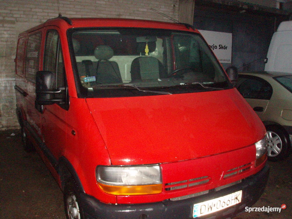 Renault Master 2000 r Czerwony Krótki Niski 210