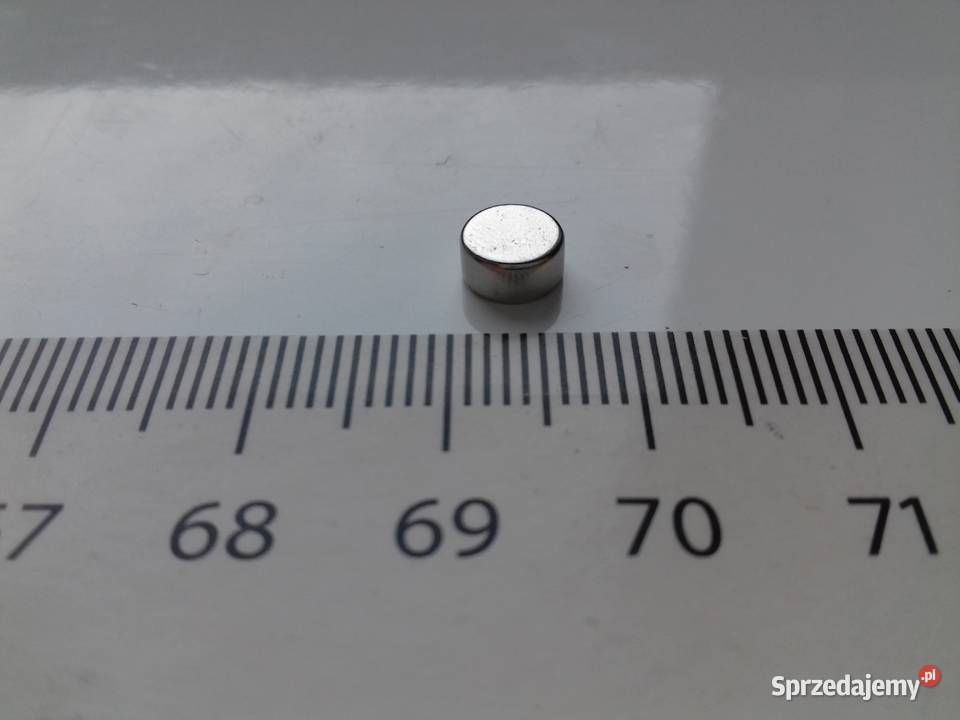 Magnes neodymowy okrągły mocny 6mm x 3mm Jedna Bydgoszcz sprzedam