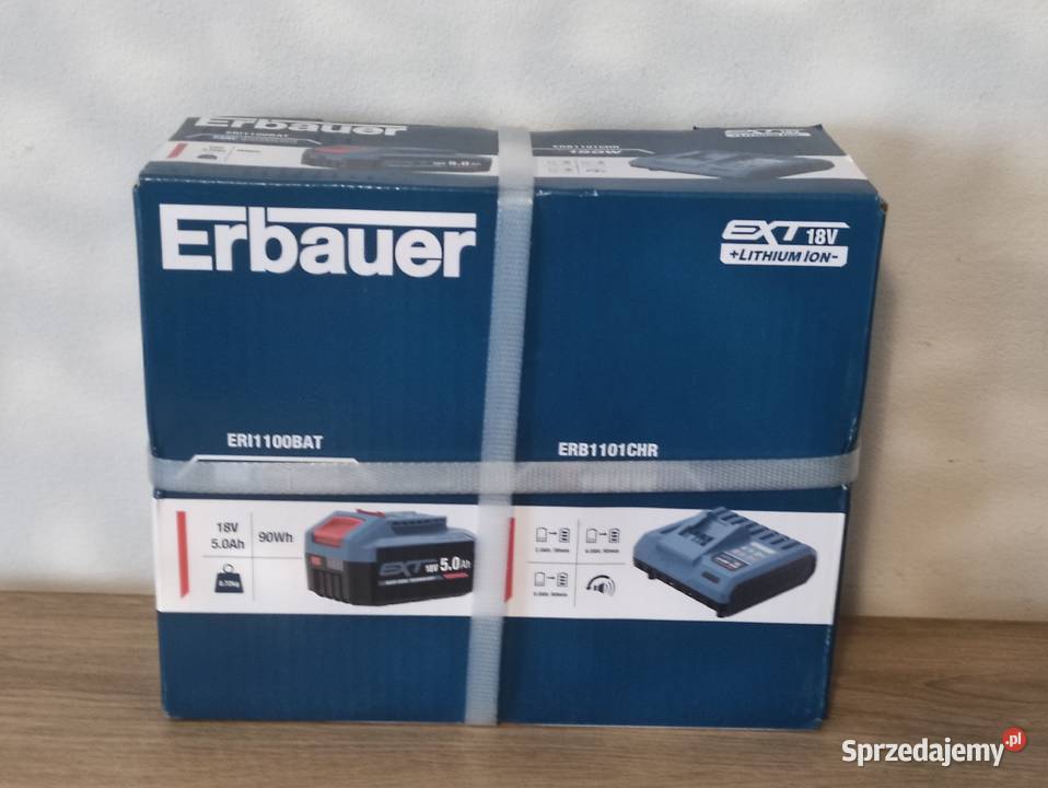 Zestaw Erbauer EXT 18V Akumulator 50Ah Szybka dolnośląskie Legnica sprzedam