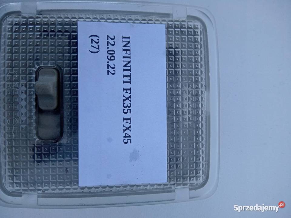 LAMPKA OŚWIETLENIE PODSUFITKI INFINITI FX35 FX45 oświetlenie kabiny Nowy Tomyśl
